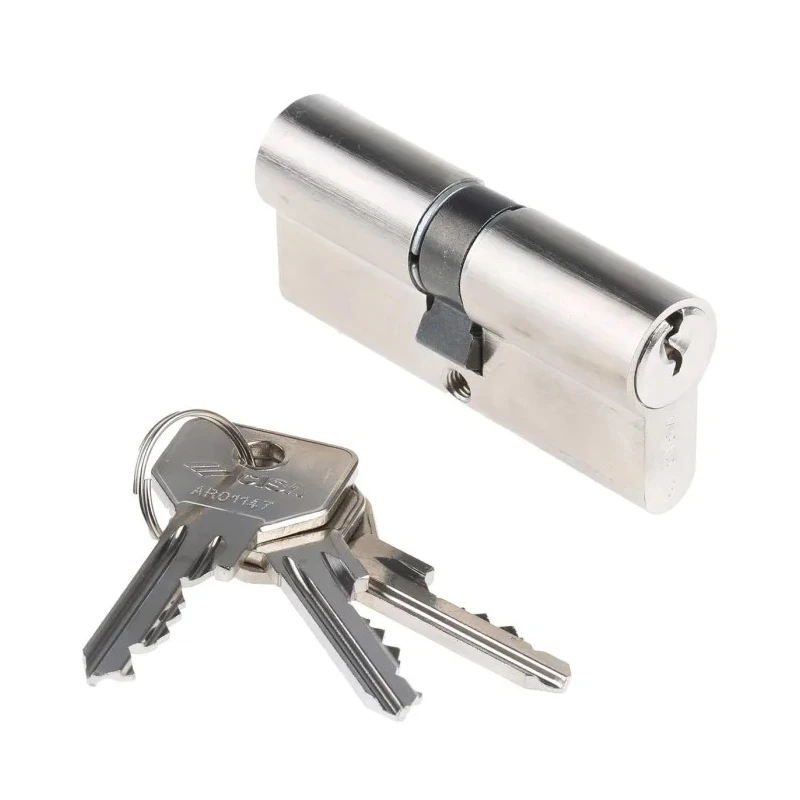 CISA Steel Euro Cylinder Lock 35 mm/35 mm, 3 Lock Pins, Drill Resistant 0G300.13.12SD1