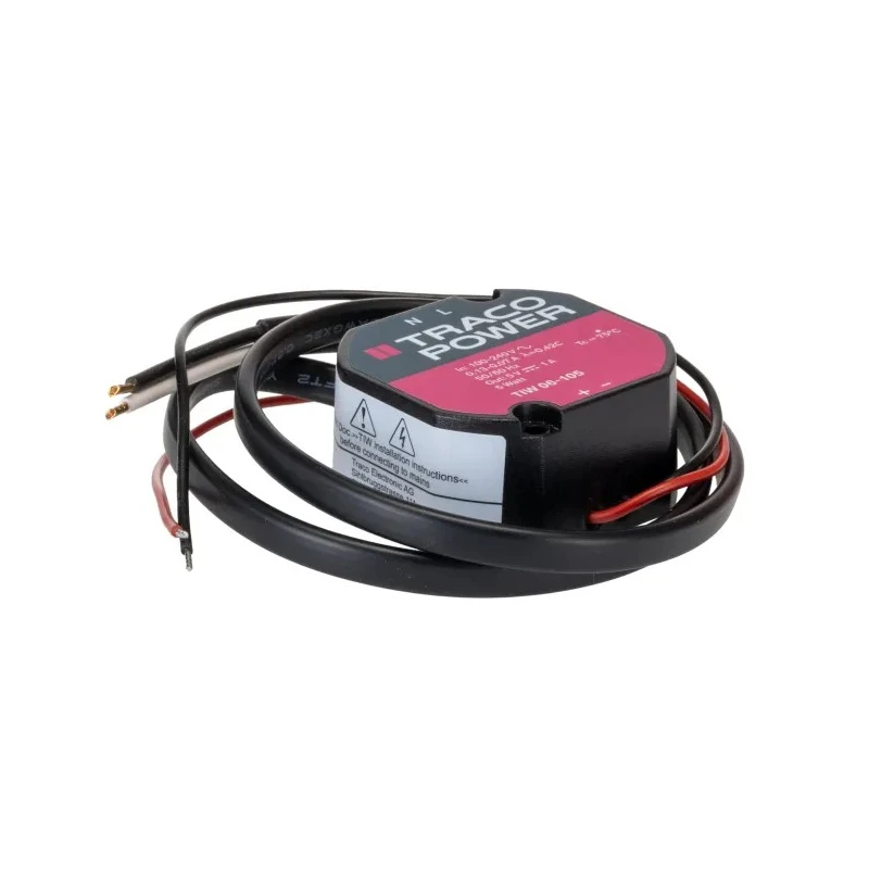 TRACOPOWER TIW 06-105 Switching Power Supply 5V DC 5W 90-264V AC Input Plastic Housing IP67 TIW 06-105