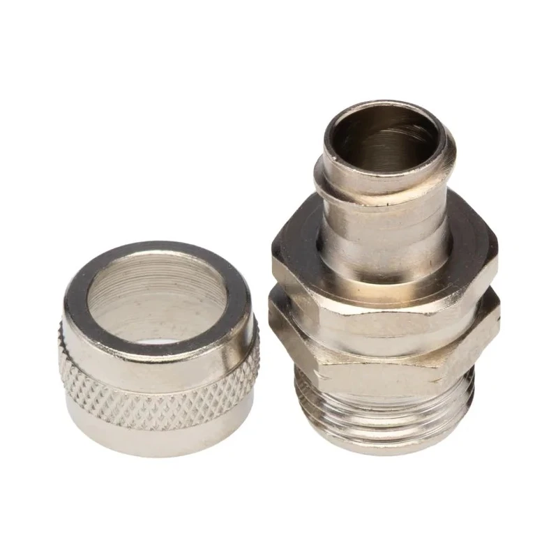 Adaptaflex Nickel Plated Brass Conduit Fitting 12 mm Nominal Size PG9 Thread IP54 Rated 7TCA296020R0069 SP12/PG9/B