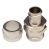 Adaptaflex Nickel Plated Brass Conduit Fitting 12 mm Nominal Size PG9 Thread IP54 Rated 7TCA296020R0069 SP12/PG9/B