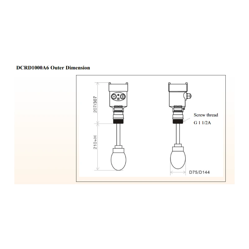  aranka-radar-level-transmitter-dcrd-1000a6-31964-2