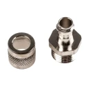Adaptaflex Nickel Plated Brass Conduit Fitting 10 mm Nominal Size PG7 Thread IP54 Rated United 7TCA296020R0039 SP10/PG7/A
