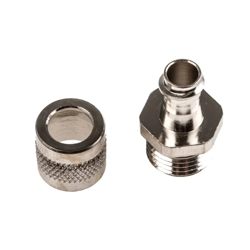 Adaptaflex Nickel Plated Brass Conduit Fitting 10 mm Nominal Size PG7 Thread IP54 Rated United 7TCA296020R0039 SP10/PG7/A