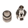 Adaptaflex Nickel Plated Brass Conduit Fitting 10 mm Nominal Size PG7 Thread IP54 Rated United 7TCA296020R0039 SP10/PG7/A