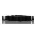 TRACOPOWER Aluminium Heatsink, Black Anodised Finish, Screw Mounting, Thermal Resistance 5.1°C/W 61 x 57.9 x 11.4 mm TEP-HS1