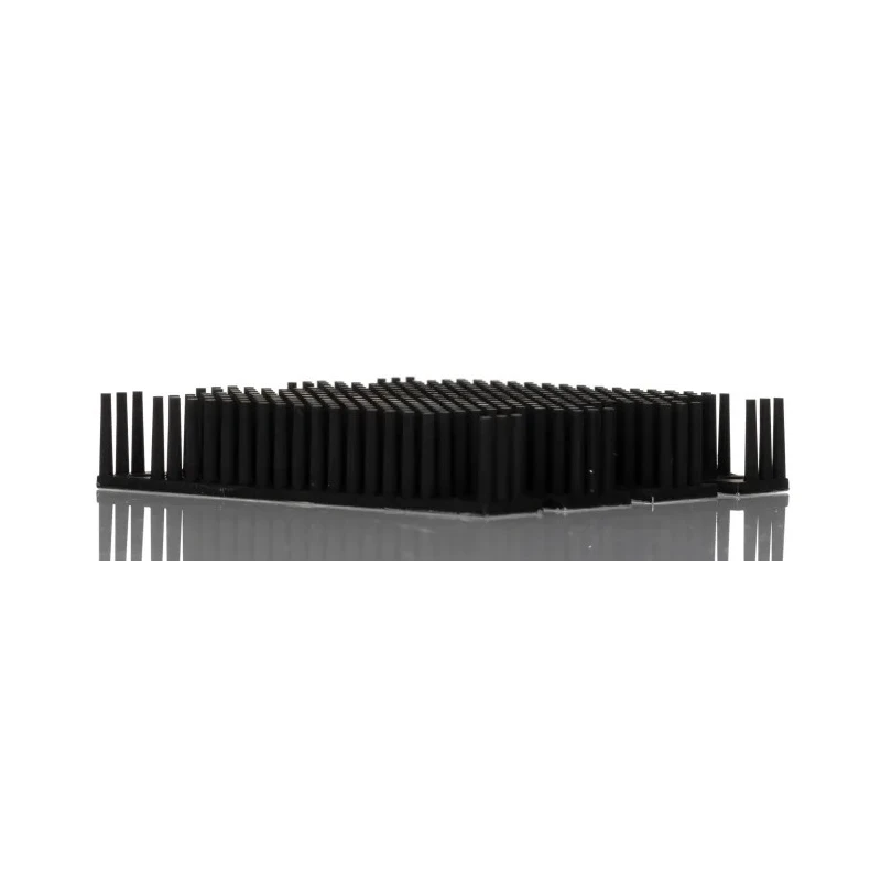 TRACOPOWER Aluminium Heatsink, Black Anodised Finish, Screw Mounting, Thermal Resistance 5.1°C/W 61 x 57.9 x 11.4 mm TEP-HS1