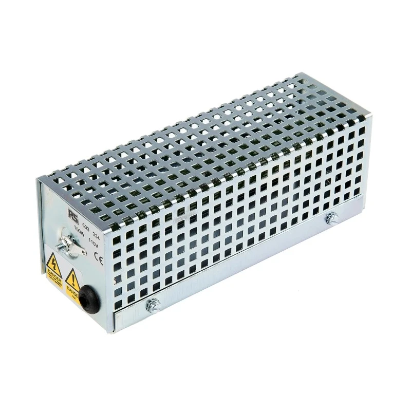 RS PRO 85 °C Enclosure Heater 110V AC 100W Output, 100W Input, Surface Mount, Horizontal, Steel Case