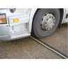 Vulcascot Temporary Traffic Calming Rubber Cable Cover 56 mm Inside Diameter, 1.5 m Length, Black Yellow 26101325