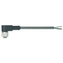 HARTING Female 4 Way M12 to 4 Way Unterminated Sensor Actuator Cable 10 m 21035157405