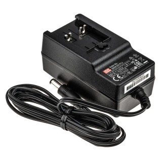 MEAN WELL AC/DC Adapter Type C 264V AC Maximum Output 1 A 24 V DC GE24I24-P1J