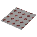 RS PRO Self-Adhesive Thermal Interface Sheet 1 mm Thick 3.2 W/mK Thermal Conductivity 150 mm x 150 mm 707-4657