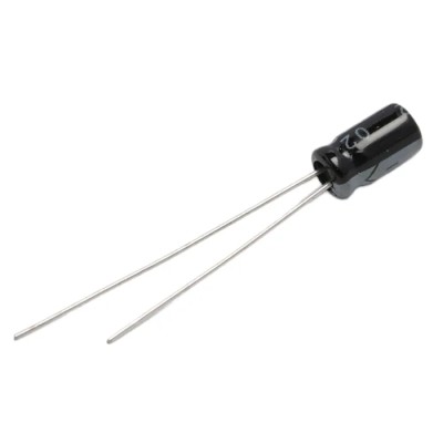 RS PRO Aluminium Radial Through Hole Capacitor 100nF 50V DC Polarized 7mm x 7mm 707-5648