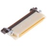 Hirose FH12 0.5 mm Pitch 24 Way Right Angle Female FPC Connector, Solder