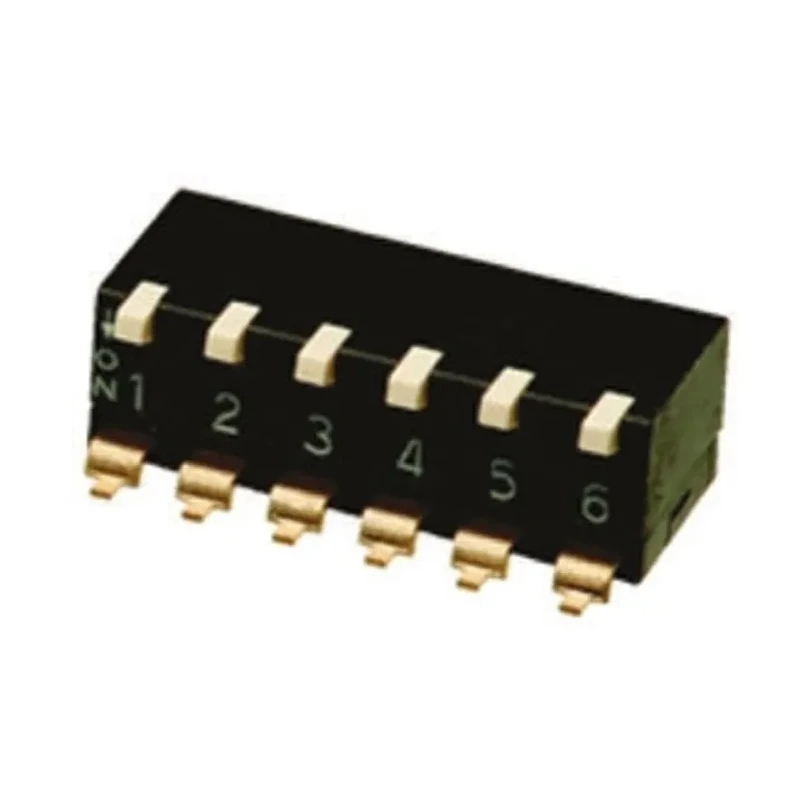 Omron Rotary Coded DIP Switch Surface Mount Lever Actuator A6SR-6104