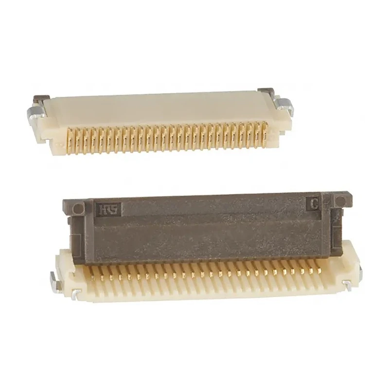 Hirose FH12 0.5 mm Pitch 26 Way Right Angle Female FPC Connector, Solder 