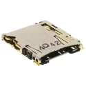 Hirose 8 Way Right Angle MicroSD Memory Card Connector, Surface Mount, Solder Termination DM3AT-SF-PEJM5(40)