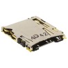 Hirose 8 Way Right Angle MicroSD Memory Card Connector, Surface Mount, Solder Termination DM3AT-SF-PEJM5(40)