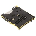Hirose 8 Way Right Angle MicroSD Memory Card Connector, Surface Mount, Solder Termination DM3AT-SF-PEJM5(40)