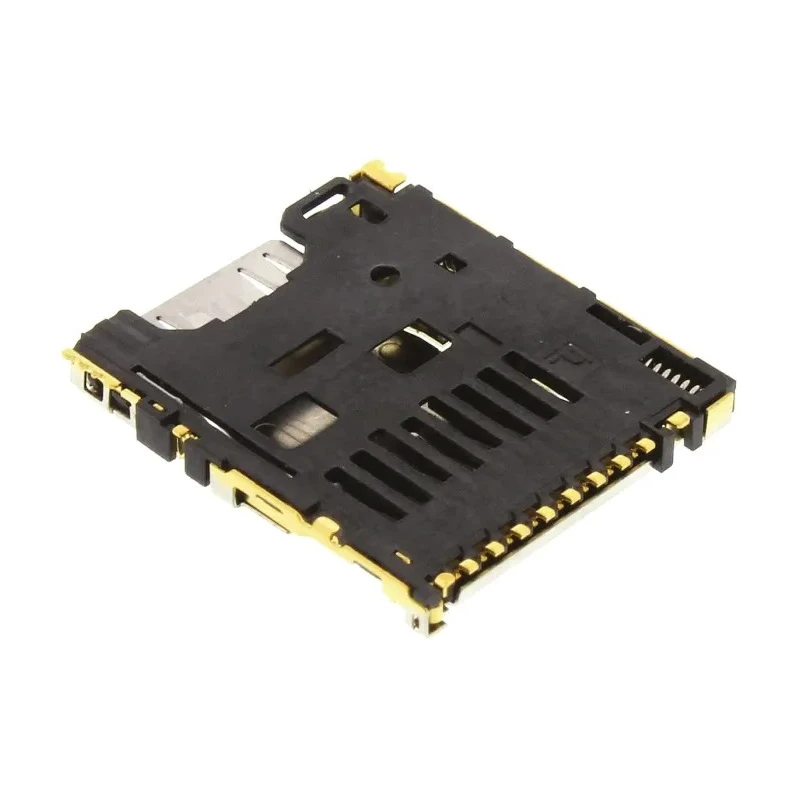 Hirose 8 Way Right Angle MicroSD Memory Card Connector, Surface Mount, Solder Termination DM3AT-SF-PEJM5(40)