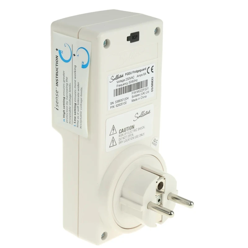 Sollatek Voltage Switcher 230V AC 6 A 1380VA Plug-in 92605100