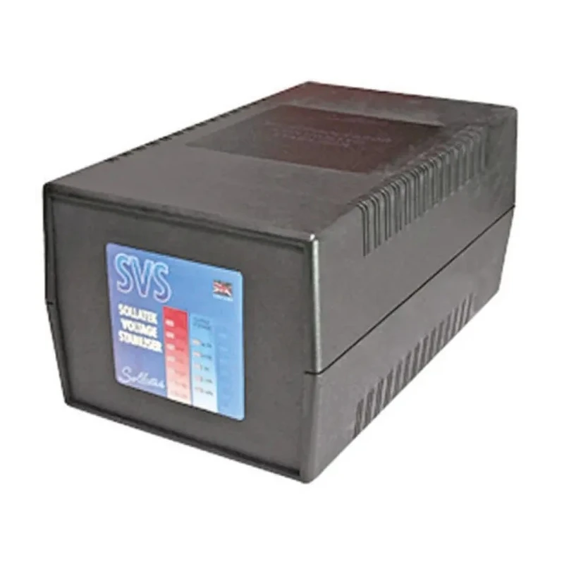 Sollatek Voltage Stabiliser 230V AC 10A 2760VA Desktop Microprocessor Controlled SVS Series 98212010
