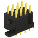 Souriau Sunbank by Eaton SMS Series Straight Through Hole Shrouded Male PCB Header, 6 Contacts, 2 Rows, 13A Current SMS6GE4