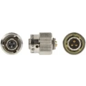Amphenol Limited MIL Spec Circular Connector Nickel Iron Alloy Straight 3 Way Cable, Male Female 62GB-56T08-33SN(416)