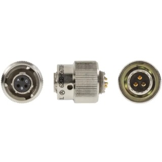 Amphenol Limited MIL Spec Circular Connector Nickel Iron Alloy Straight 3 Way Cable, Male Female 62GB-56T08-33SN(416)