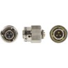 Amphenol Limited MIL Spec Circular Connector Nickel Iron Alloy Straight 3 Way Cable, Male Female 62GB-56T08-33SN(416)