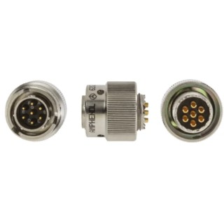 Amphenol Limited MIL Spec Circular Connector Nickel Iron Alloy Straight 7 Way Cable Male Contacts Shell 62GB-56T10-07PN(416)