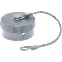 Amphenol Limited 1070 MIL-DTL-26482 Male Dust Cap, Shell Size 10, Nickel Finish, Aluminium 62GB-1070-10(416)