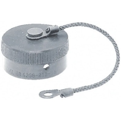 Amphenol Limited 1070 MIL-DTL-26482 Male Dust Cap, Shell Size 10, Nickel Finish, Aluminium 62GB-1070-10(416)