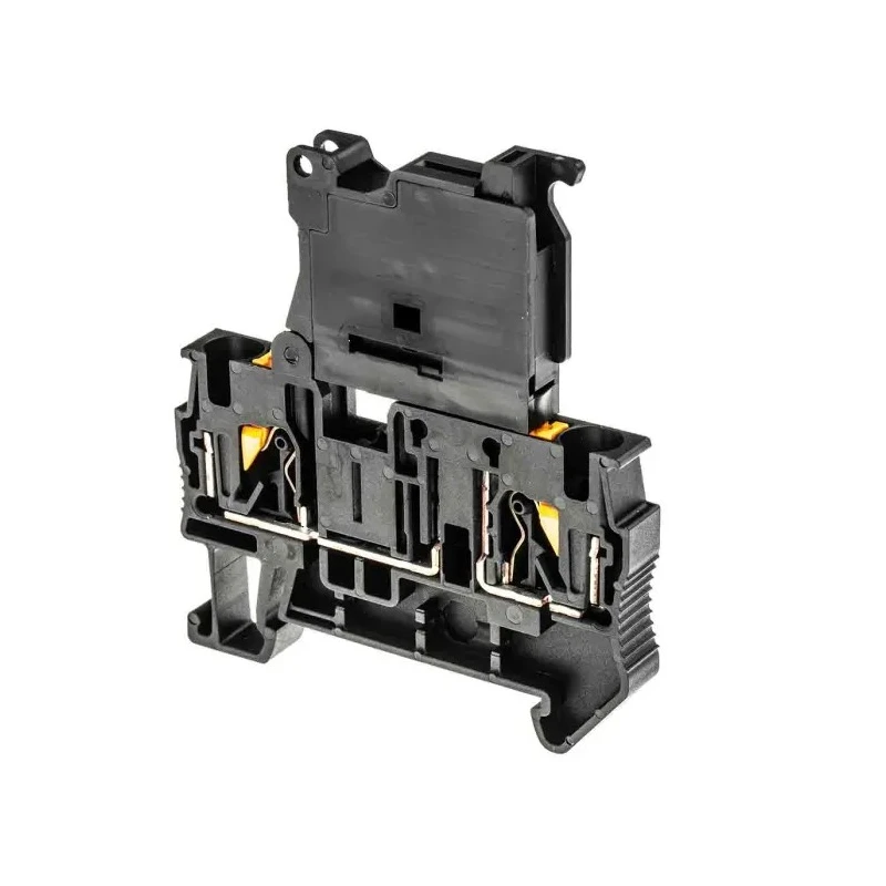 Phoenix Contact Fuse Modular Terminal Block PT 4-HESI (5X20) 500V 6.3A Push-in Connection Black 3211861