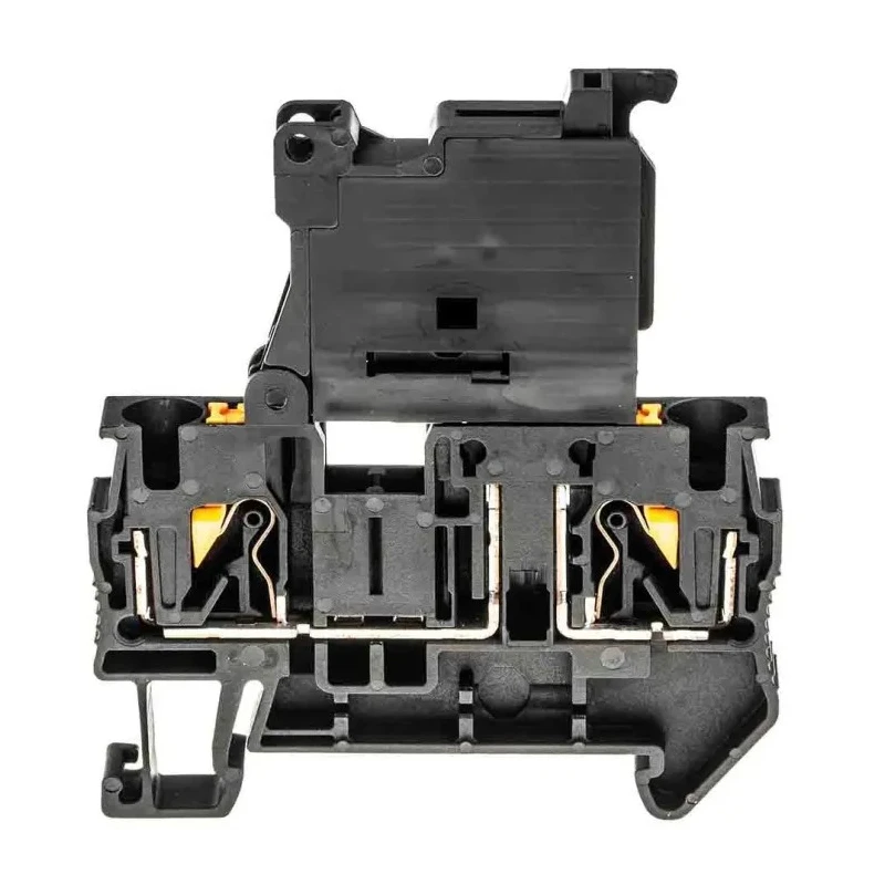 Phoenix Contact Fuse Modular Terminal Block PT 4-HESI (5X20) 500V 6.3A Push-in Connection Black 3211861