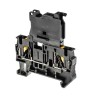 Phoenix Contact Fuse Modular DIN Rail Terminal Block PT 4-HESILA 250 (5X20) Black 250V 6.3A Push-In Termination 3211907