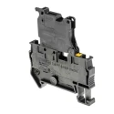 Phoenix Contact Fuse Modular DIN Rail Terminal Block PT 4-HESILA 250 (5X20) Black 250V 6.3A Push-In Termination 3211907