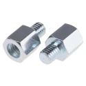 RS PRO Steel Hex Standoff M6, 10 mm Body Length, 7.5 mm Stud Length, Zinc Plated Finish 603-485