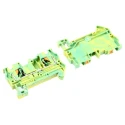Phoenix Contact 2-Way PT 4-PE Earth Terminal Block, 6mm² Cable CSA, 10AWG, 24 AWG Wire, Push-In Termination 3211766
