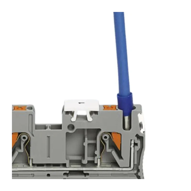 Phoenix Contact 2-Way PT 4-PE Earth Terminal Block, 6mm² Cable CSA, 10AWG, 24 AWG Wire, Push-In Termination 3211766