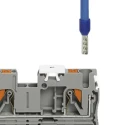 Phoenix Contact 2-Way PT 4-PE Earth Terminal Block, 6mm² Cable CSA, 10AWG, 24 AWG Wire, Push-In Termination 3211766