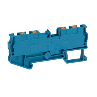 Phoenix Contact PT 4-QUATTRO BU Series Feed Through Terminal Block Blue 0.2mm² to 6 mm² 1-Level Push-in ATEX 3211802