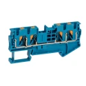 Phoenix Contact PT 4-QUATTRO BU Series Feed Through Terminal Block Blue 0.2mm² to 6 mm² 1-Level Push-in ATEX 3211802
