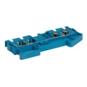 Phoenix Contact PT 4-QUATTRO BU Series Feed Through Terminal Block Blue 0.2mm² to 6 mm² 1-Level Push-in ATEX 3211802