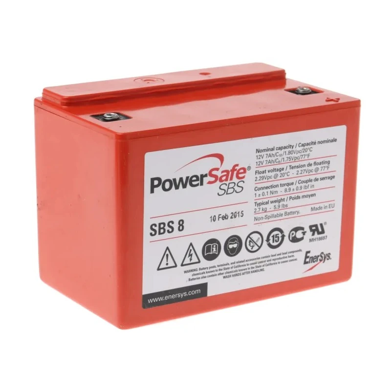 Enersys Sealed Lead Acid Battery 12 V 7 Ah Pure Lead Construction Flame Resistant Cyclic Application RSAMP3716