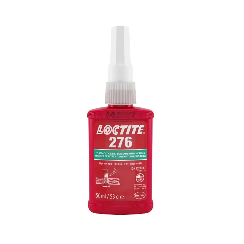 Loctite High Strength Green Threadlocking Adhesive, 50 ml Bottle, 24 h Cure Time Loctite 276 50ml