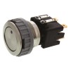 Schurter MSM LA 19 Series Illuminated Push Button Switch, Latching, Panel Mount, 22 mm Cutout, DPDT, Red 1241.6833.1121000