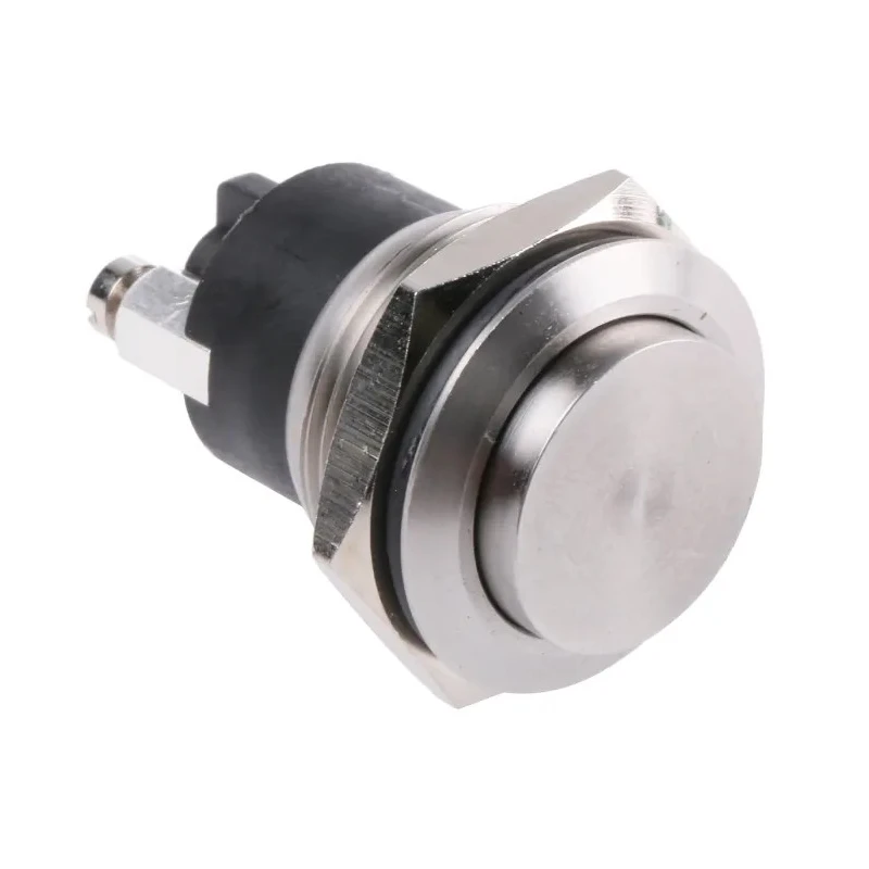 Bulgin MP0037 Series Push Button Switch Momentary Panel Mount SPST IP68 Rated 50 V DC/AC MP0037