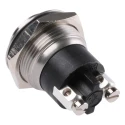 Bulgin MP0037 Series Push Button Switch Momentary Panel Mount SPST IP68 Rated 50 V DC/AC MP0037