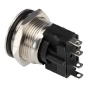 Bulgin Push Button Switch, Momentary, Panel Mount, 19.2 mm Cutout, SPST, IP66, 28V/250V MP0031