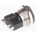 Bulgin Push Button Switch, Momentary, Panel Mount, 19.2 mm Cutout, SPST, IP66, 28V/250V MP0031